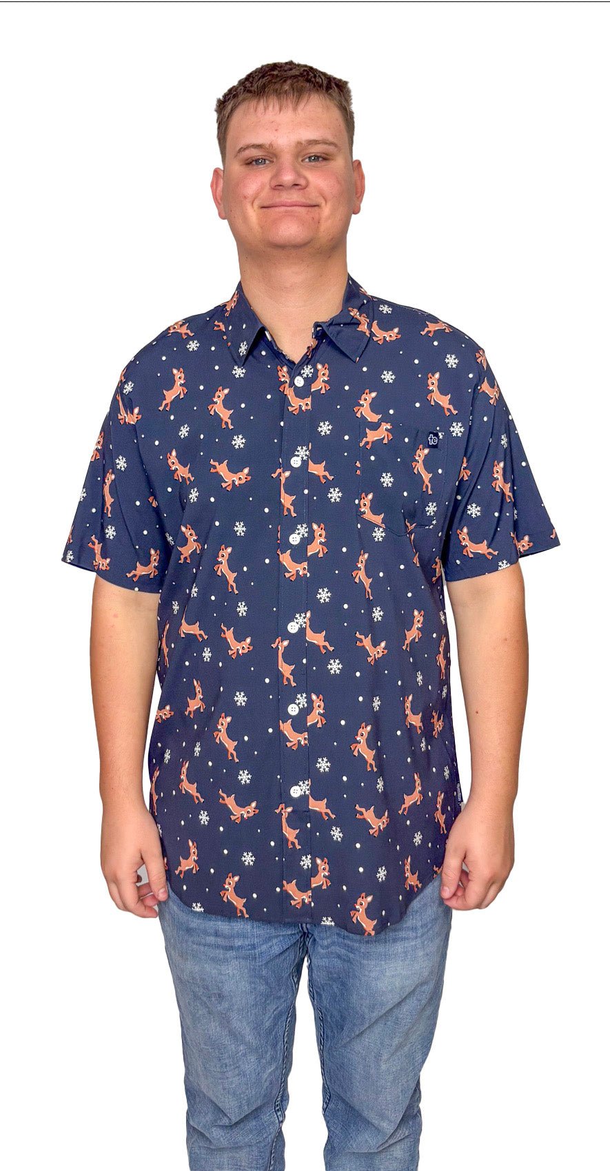 Men's Rudolph Button Down Shirt - Deadwood South Boutique & Company LLC