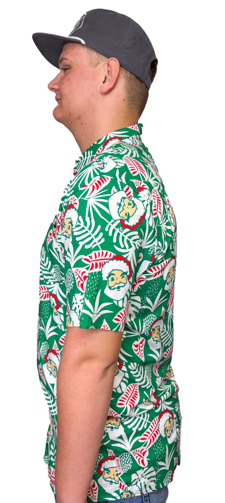 Men's Santa Palms Button Down Shirt - Deadwood South Boutique & Company LLC