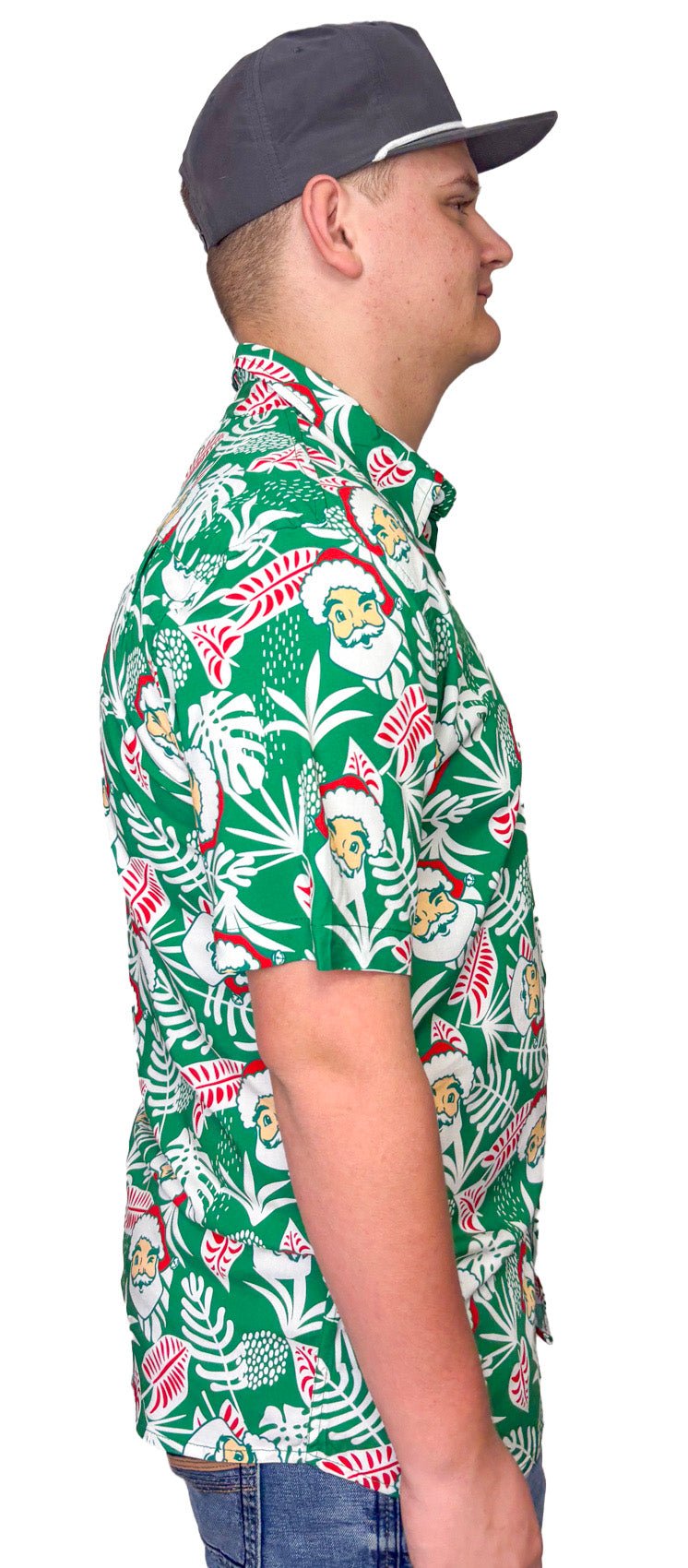 Men's Santa Palms Button Down Shirt - Deadwood South Boutique & Company LLC