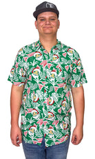 Men's Santa Palms Button Down Shirt - Deadwood South Boutique & Company LLC