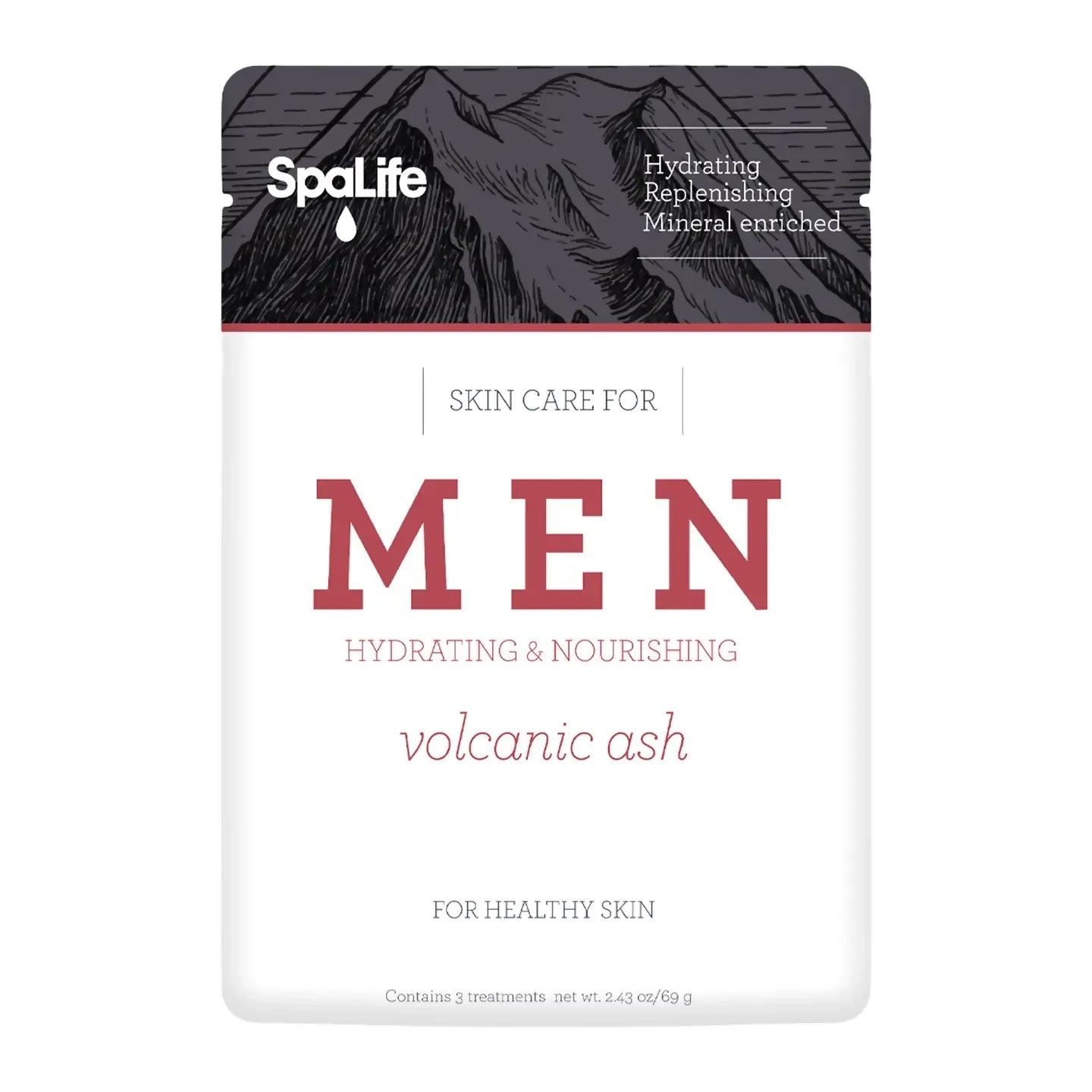Men's Volcanic Ash Hydrating Facial Mask - Deadwood South Boutique & Company LLC