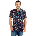 Midnight Fiesta Men's Button Up Shirt - Deadwood South Boutique & Company LLC