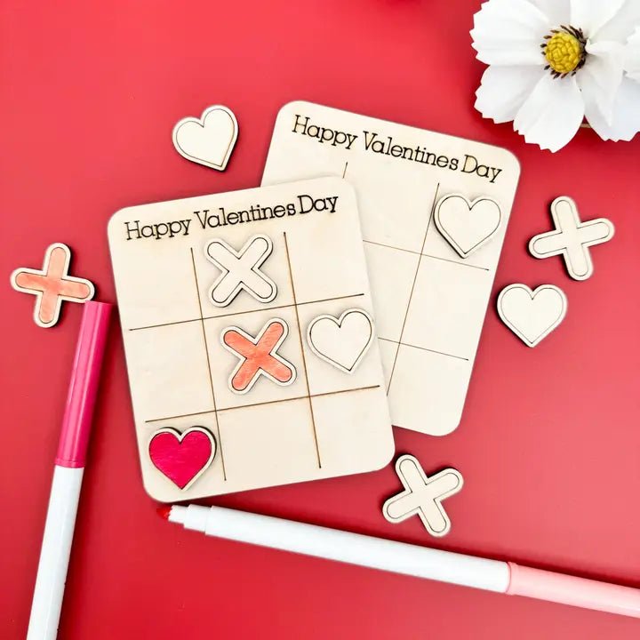 Mini Valentine's Day Tic - Tac - Toe Game - Deadwood South Boutique & Company LLC