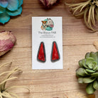MJ Red Spiny Oyster Triangle Earrings - Deadwood South Boutique & Company LLC