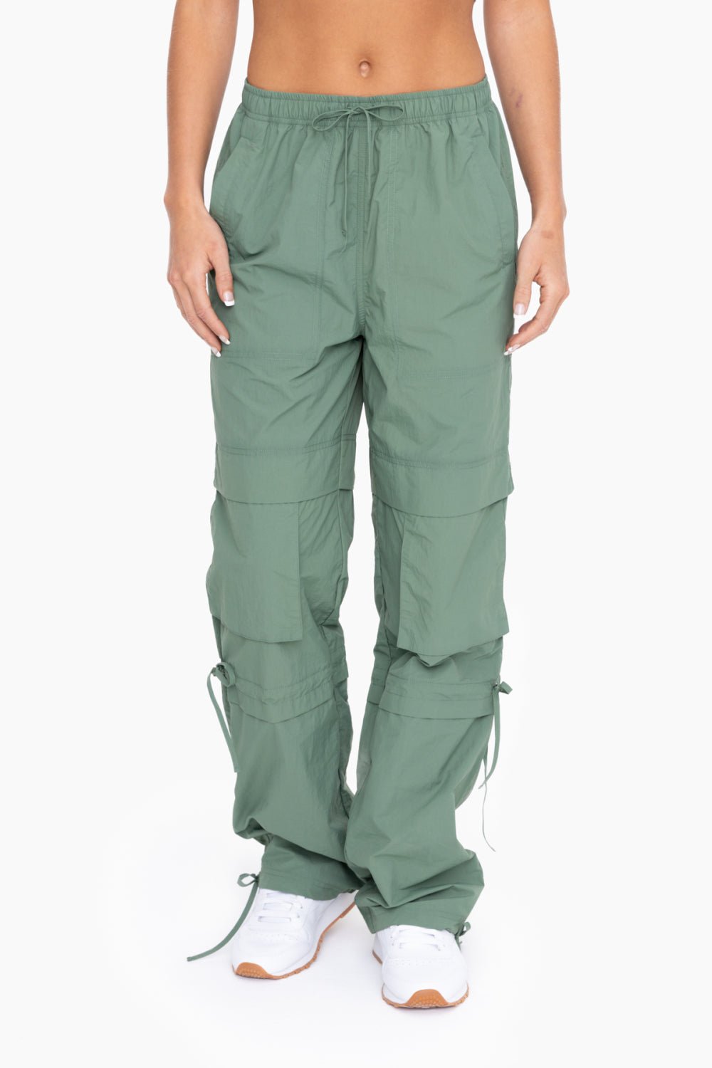 Mono B Nylon Cargo Pants - Deadwood South Boutique & Company LLC