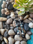 Mraz Varied Navajo Pearl Fish Hook Earrings with Turquoise - Deadwood South Boutique & Company LLC