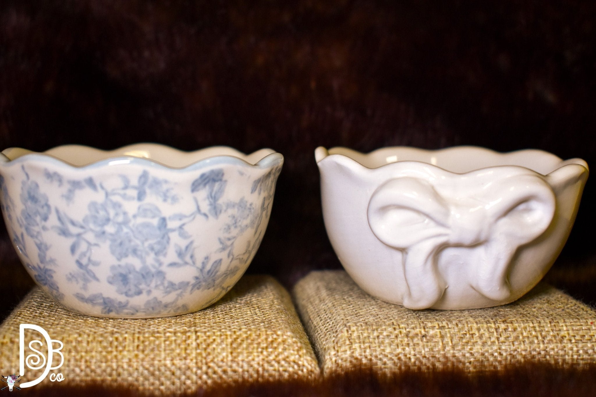 Mud Pie Bow Ramekins - Deadwood South Boutique & Company LLC