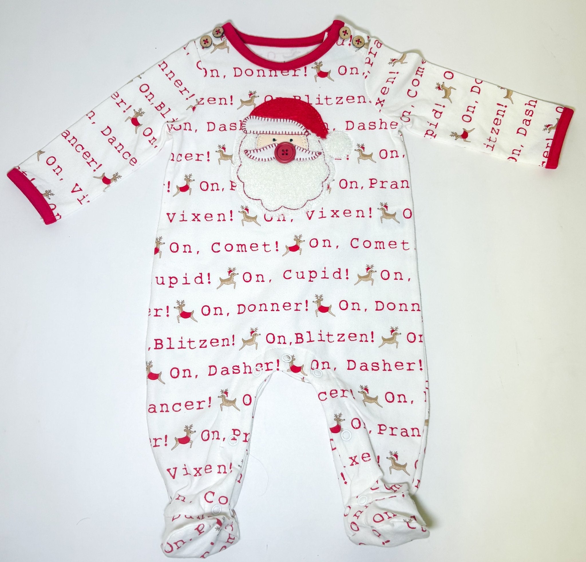 Mud Pie Reindeer Baby Onesie - Deadwood South Boutique & Company LLC