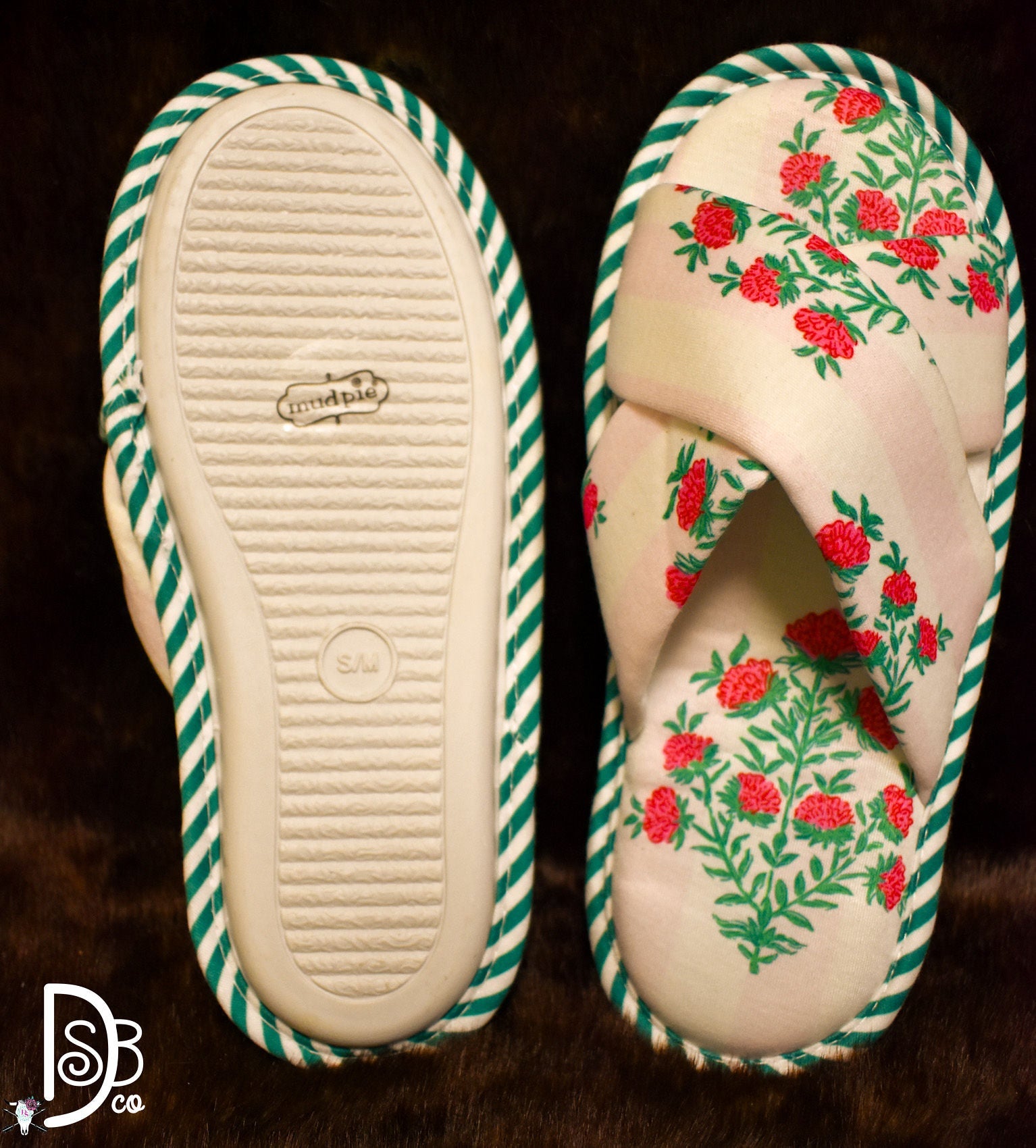 Mud Pie Slippers - Deadwood South Boutique & Company LLC