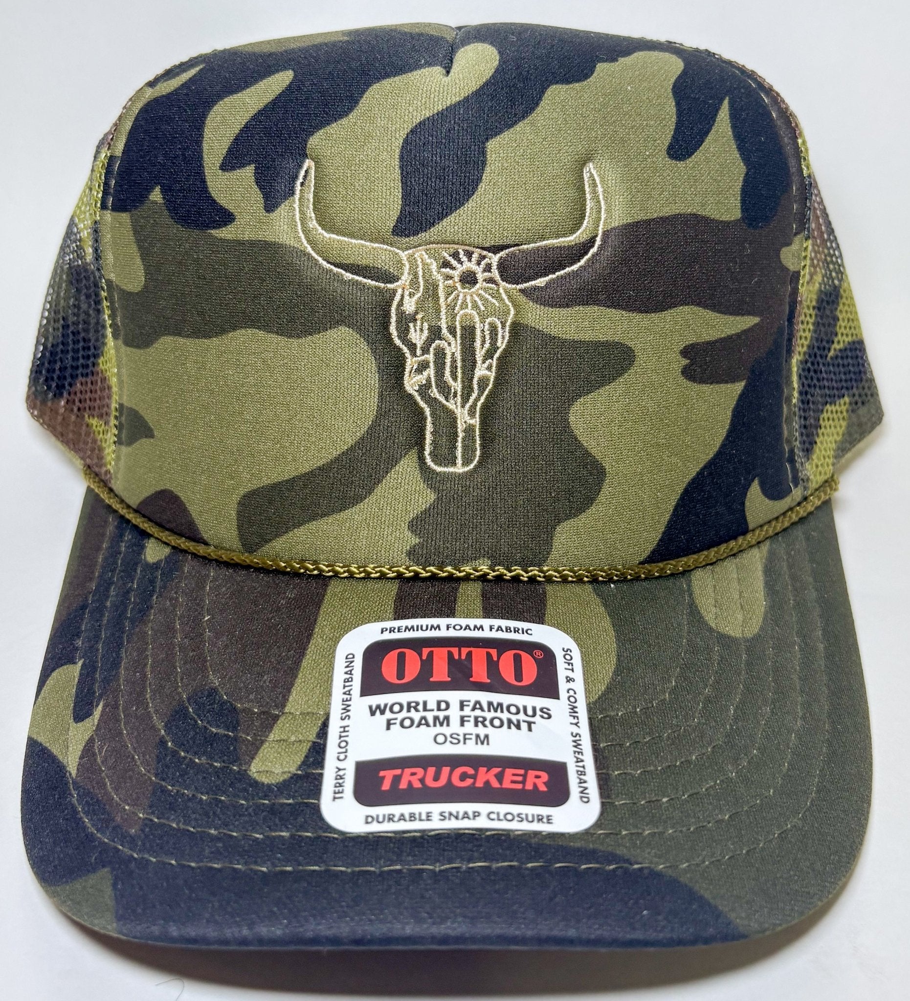 Neon Skull Trucker Caps - Deadwood South Boutique & Company LLC