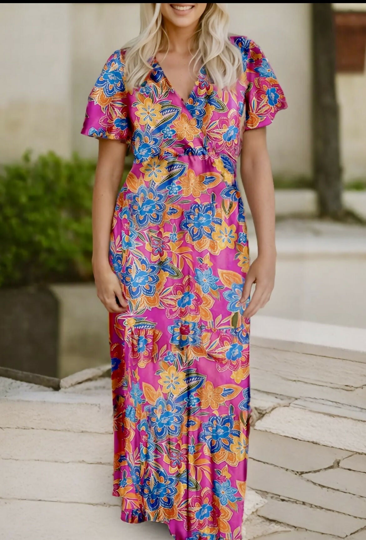 Olivia Floral Dress - Deadwood South Boutique & Company LLC