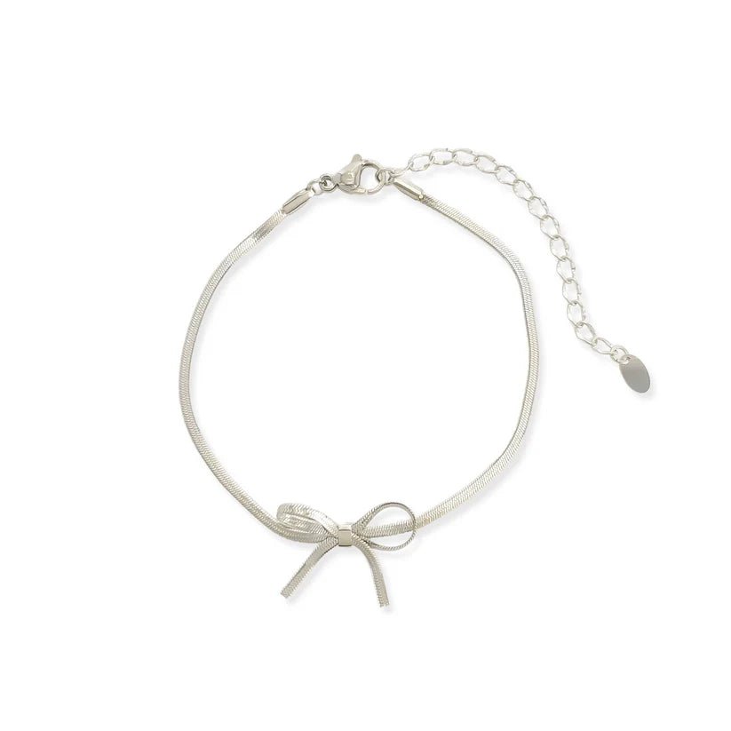 OMG Ashley Ribbon Bow Bracelet - Deadwood South Boutique & Company LLC