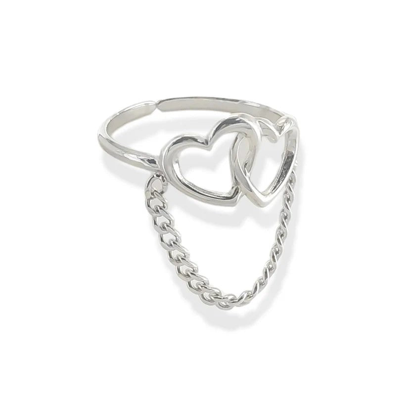 OMG Linking Hearts Ring - Deadwood South Boutique & Company LLC