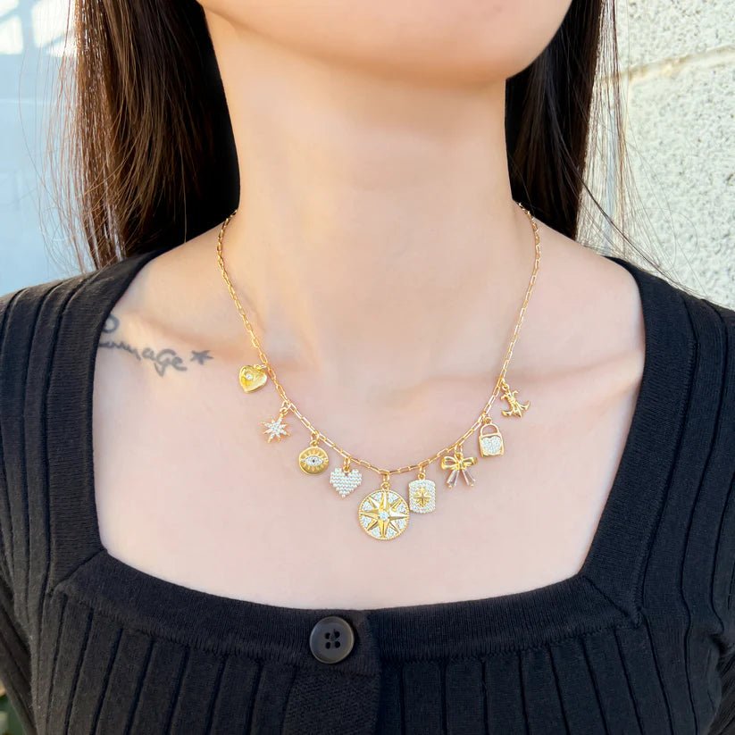 OMG Seeing Eye Charm Necklace - Deadwood South Boutique & Company LLC