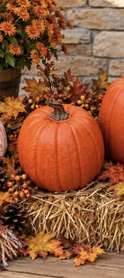 Orange resin pumpkin - Deadwood South Boutique & Company LLC