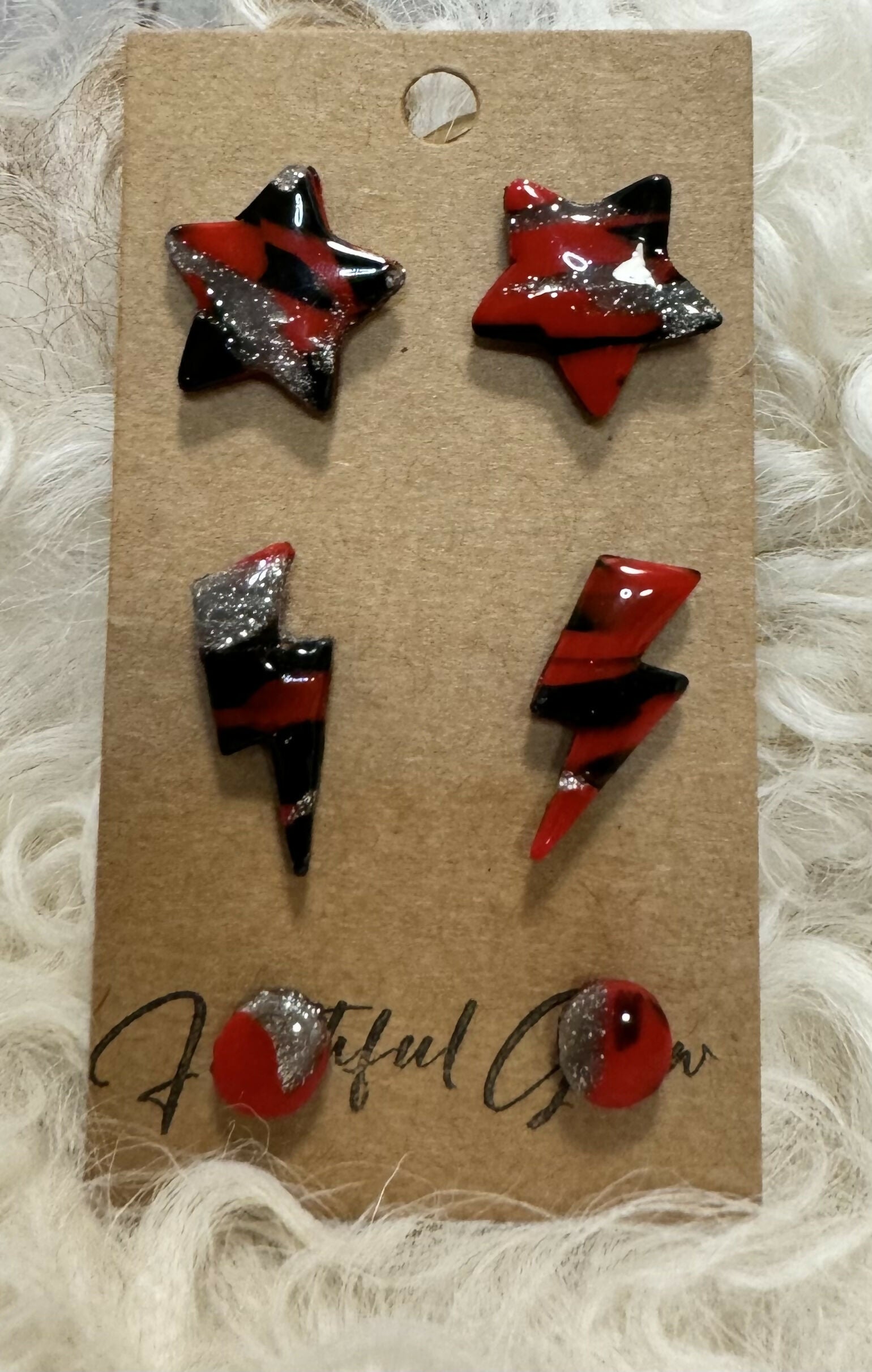 Rockstar Trio-Earrings-Faithful Glow-Deadwood South Boutique, Women's Fashion Boutique in Henderson, TX