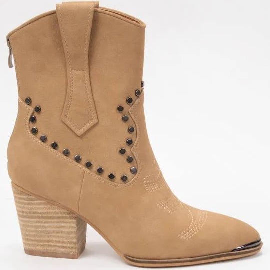 Pandora Studded Booties - Deadwood South Boutique & Company LLC