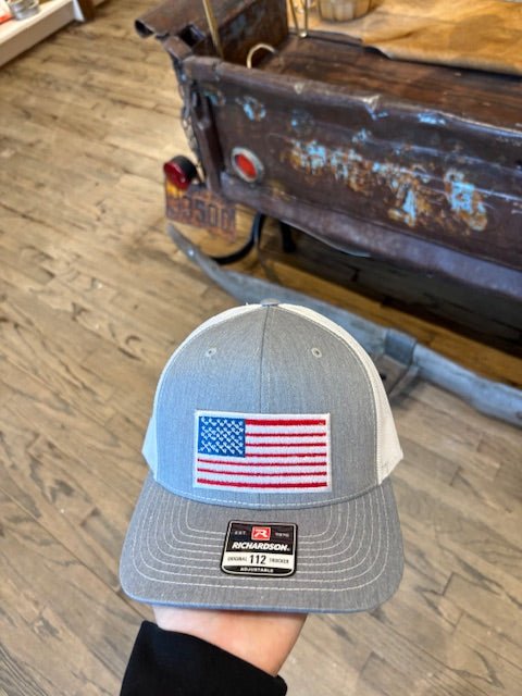 Patriot American Flag Patch Caps - Deadwood South Boutique & Company LLC