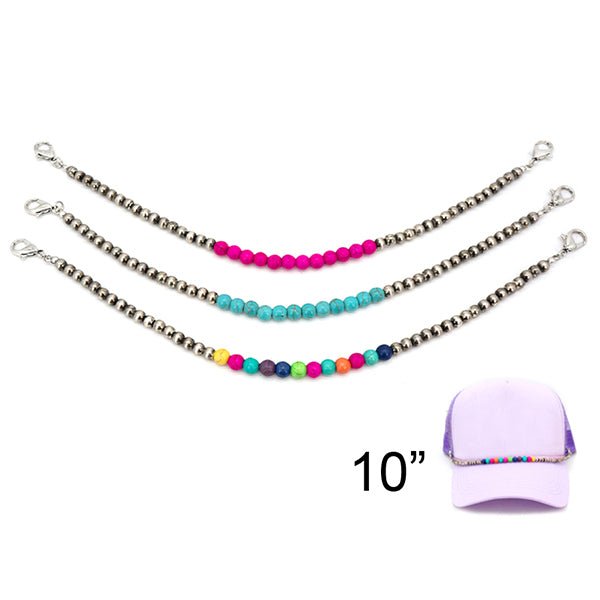 Pearly Fashion Trucker Cap Chain - Deadwood South Boutique & Company LLC