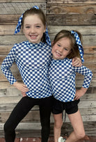 Pep Rally Blue Kids Mesh Top - Deadwood South Boutique & Company LLC
