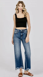 Petra 153 HR Comfront Stretch Wide Leg Jean - Deadwood South Boutique & Company LLC