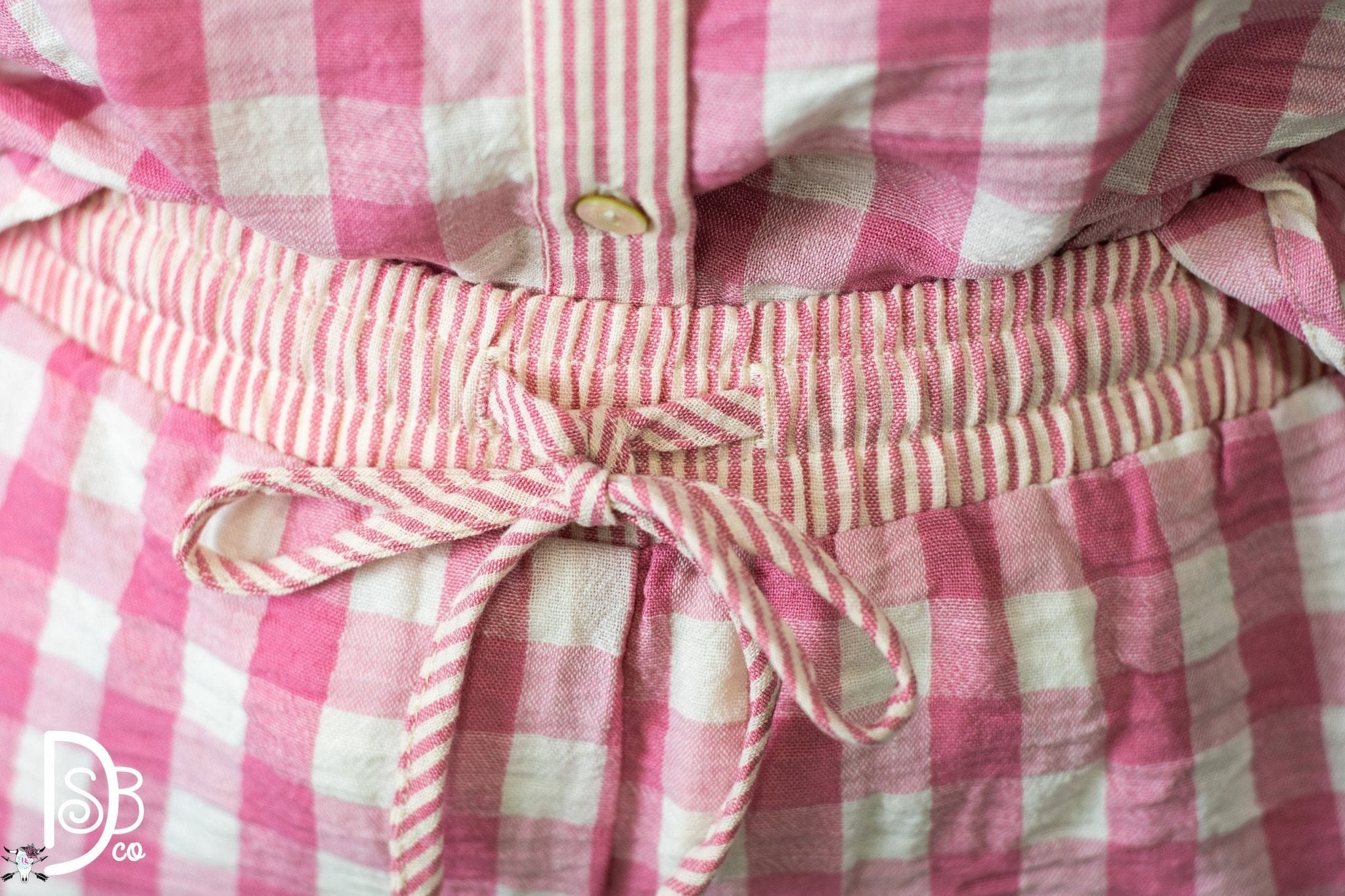 Pink Checkered Dolman Top & Shorts Set - Deadwood South Boutique & Company LLC