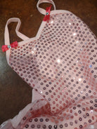 Pink Sequin Skirted Leotard - Deadwood South Boutique & Company LLC