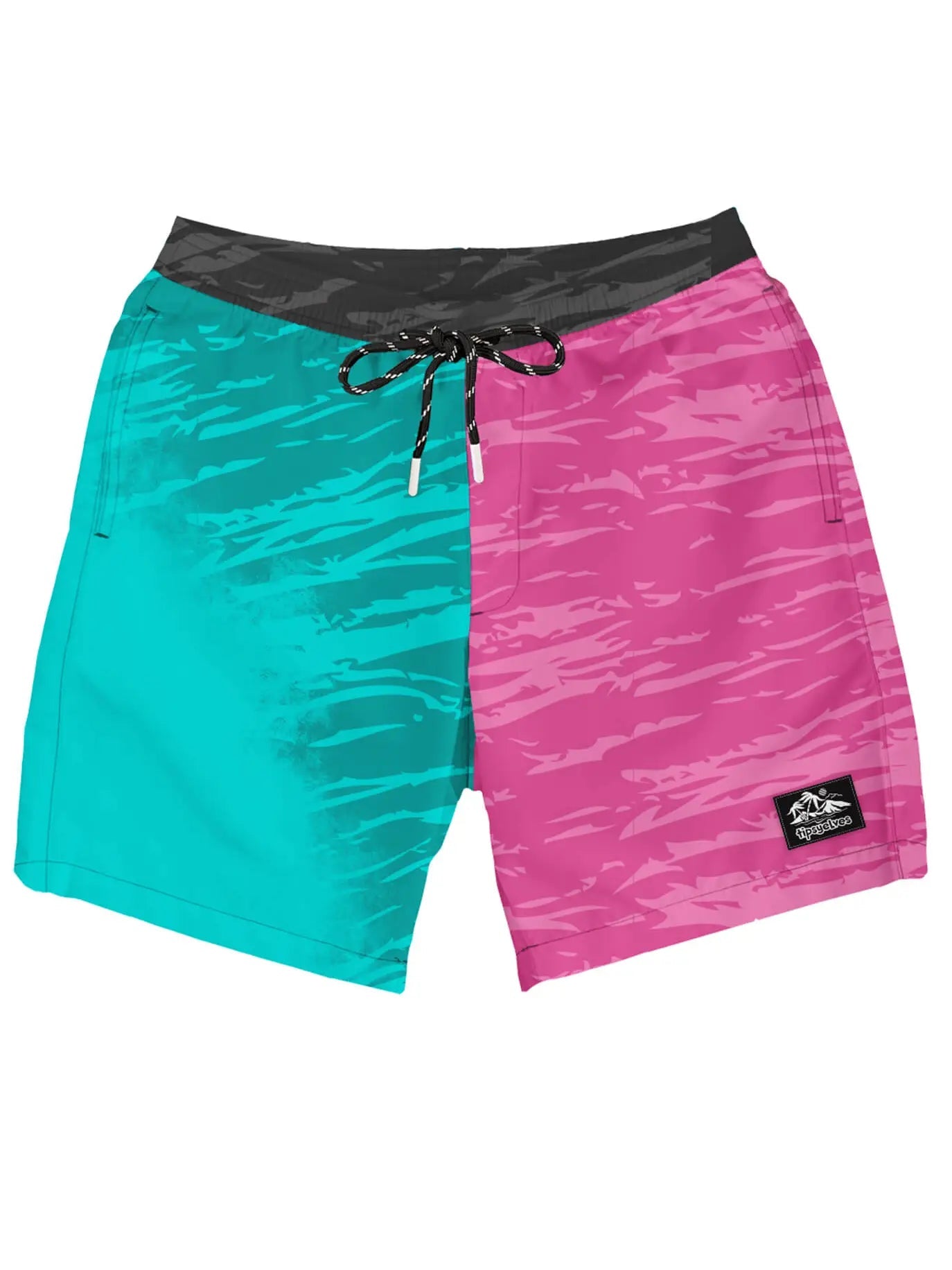 Pink & Teal Color Changing Men's Swim Trunk - Deadwood South Boutique & Company LLC