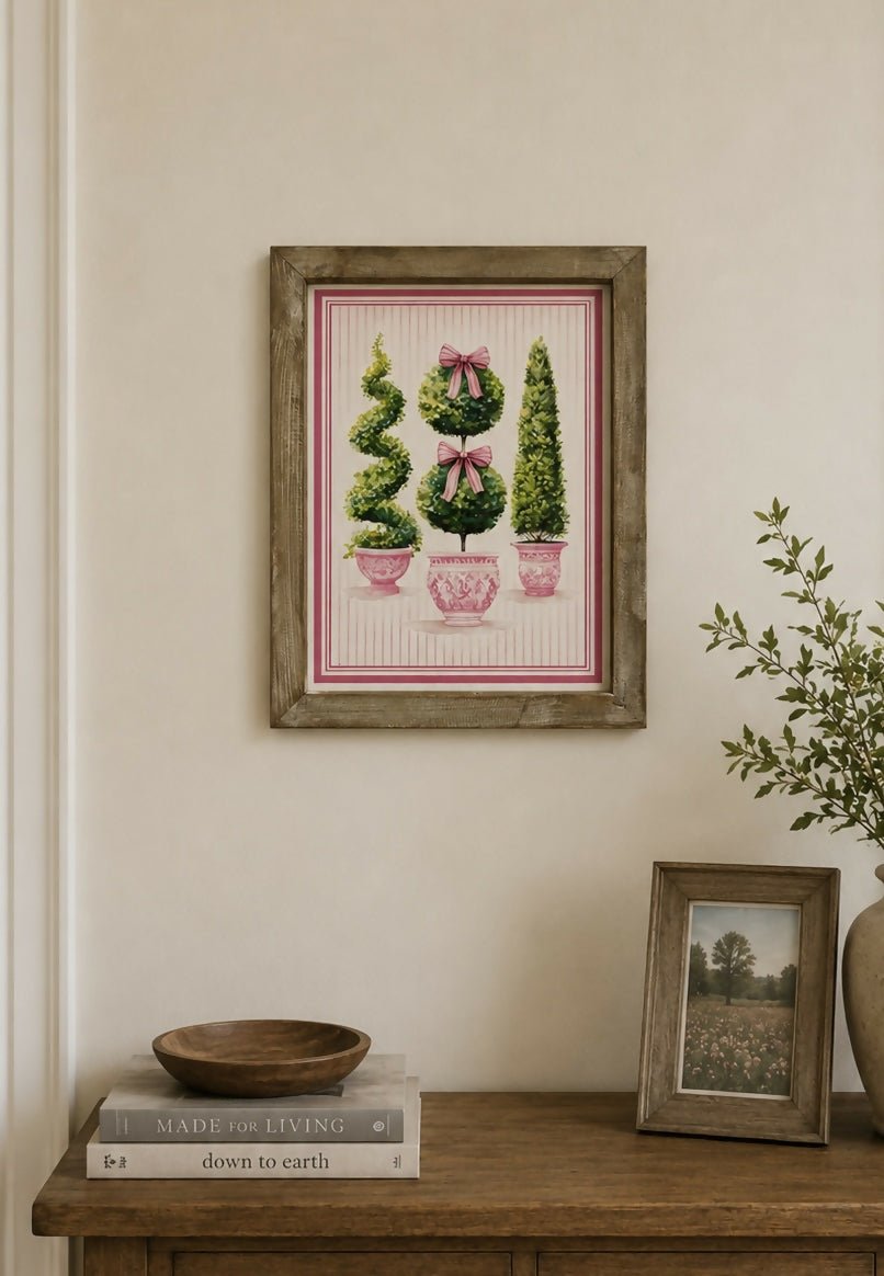 Pink topiary pics - Deadwood South Boutique & Company LLC