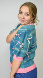 Plaid Bow Sweater - Deadwood South Boutique & Company LLC