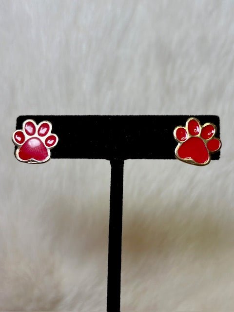 Preston Paw Stud Earrings - Deadwood South Boutique & Company LLC