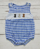Puppy Dog Applique’ Romper - Deadwood South Boutique & Company LLC