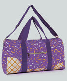 Purple Ice Cream Drip Canvas Duffle Bag - Deadwood South Boutique & Company LLC