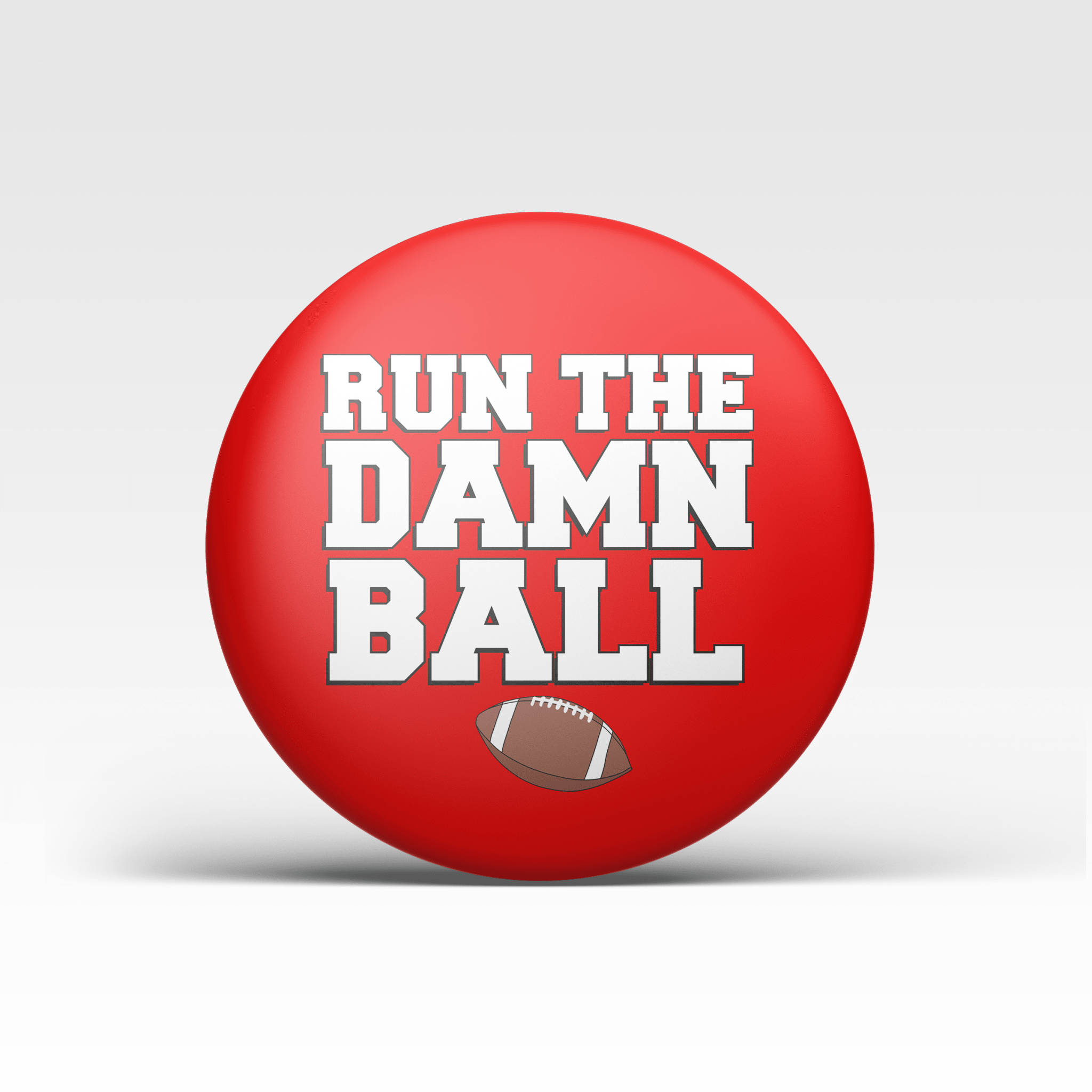Red Game Day Buttons | Game Day Pins - Deadwood South Boutique & Company LLC