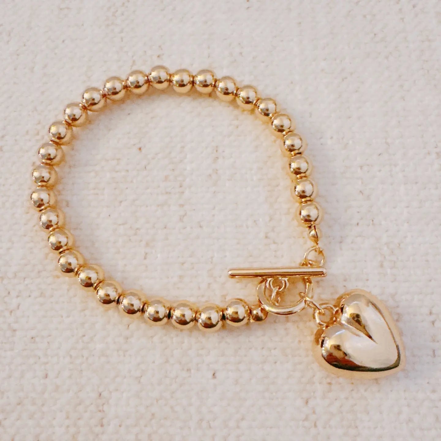 Rousey Heart Toggle Bracelet - Deadwood South Boutique & Company LLC