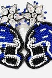 Royal Football Helmets Earrings-Earrings-Deadwood South Boutique & Company-Deadwood South Boutique, Women's Fashion Boutique in Henderson, TX