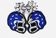 Royal Football Helmets Earrings-jewelry-Deadwood South Boutique & Company-Deadwood South Boutique, Women's Fashion Boutique in Henderson, TX