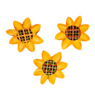 RTC Plaid Sunflower Magnets - Deadwood South Boutique & Company LLC