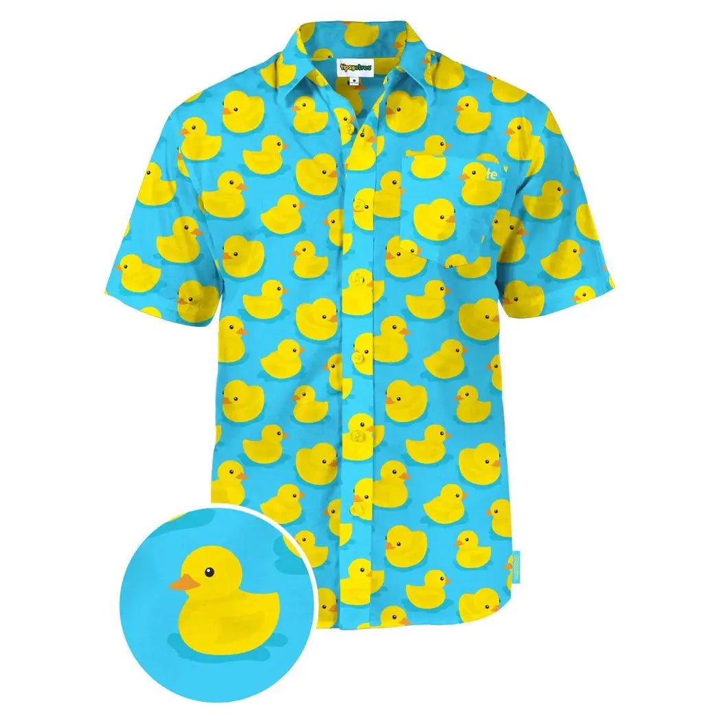 Rubber Ducky Men's Button Up Shirt - Deadwood South Boutique & Company LLC