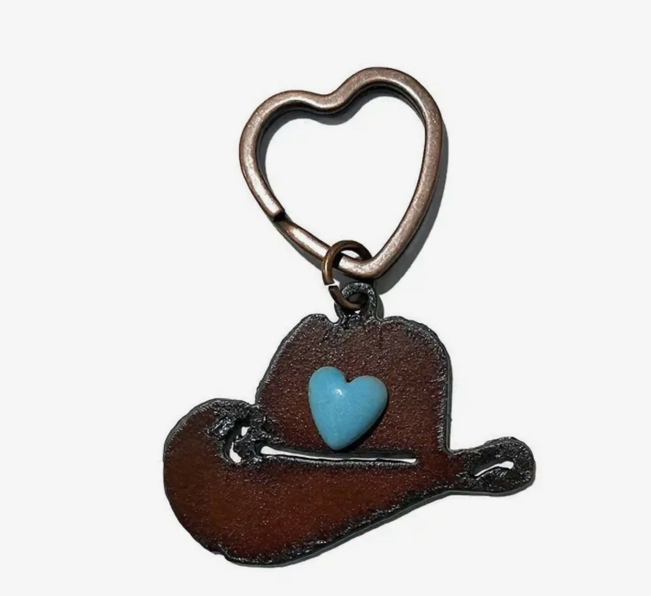 Rustic Metal Keychains - Deadwood South Boutique & Company LLC