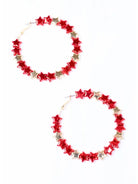 Samantha Star Hoop Earrings - Deadwood South Boutique & Company LLC