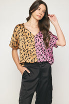 Shasta Camel Combo Top - Deadwood South Boutique & Company LLC