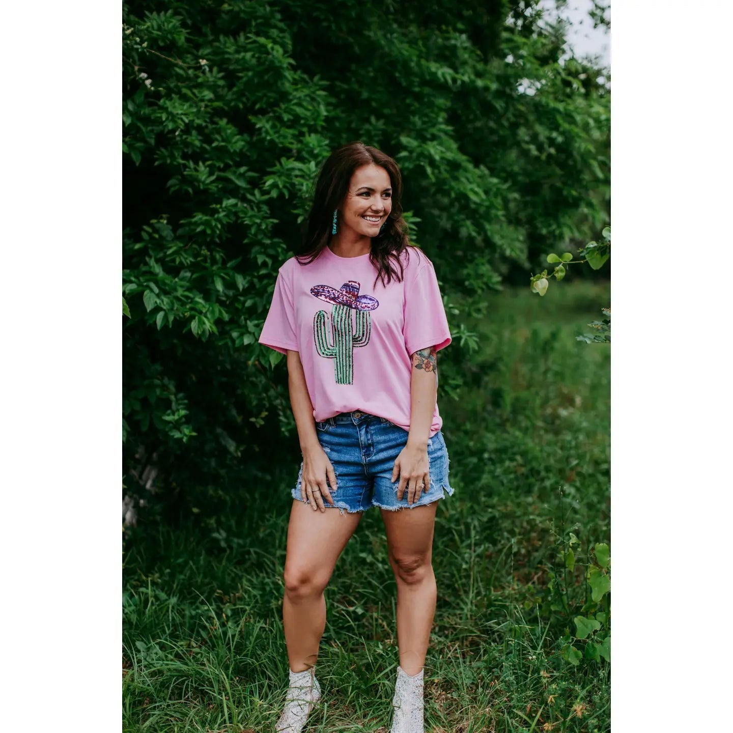 Shiny Saguaro Tee - Deadwood South Boutique & Company LLC