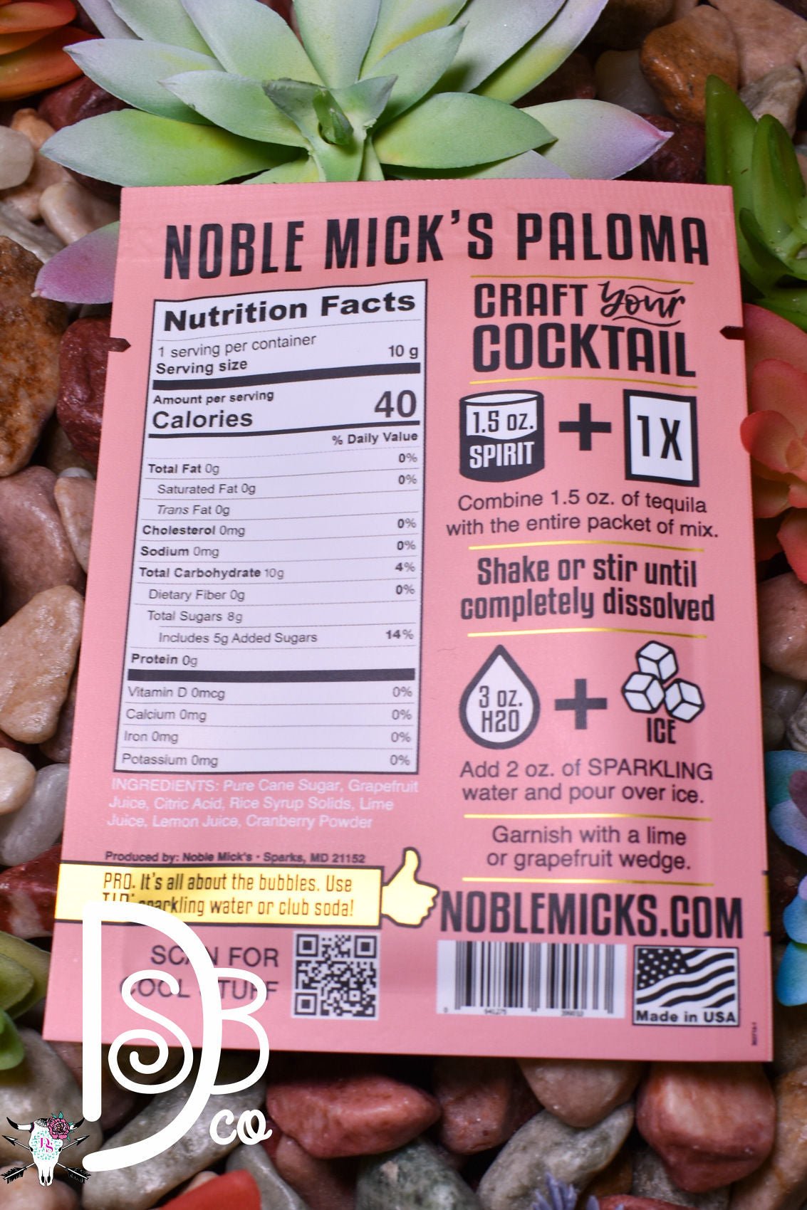 Single Serve Cocktail Mixes - Deadwood South Boutique & Company LLC