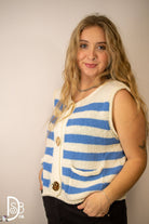 Sleeveless Knitted Sweater Vest - Deadwood South Boutique & Company LLC