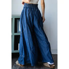 The Denim Smocked Wide Leg Pant-bottoms-Deadwood South Boutique & Company LLC-Deadwood South Boutique, Women's Fashion Boutique in Henderson, TX