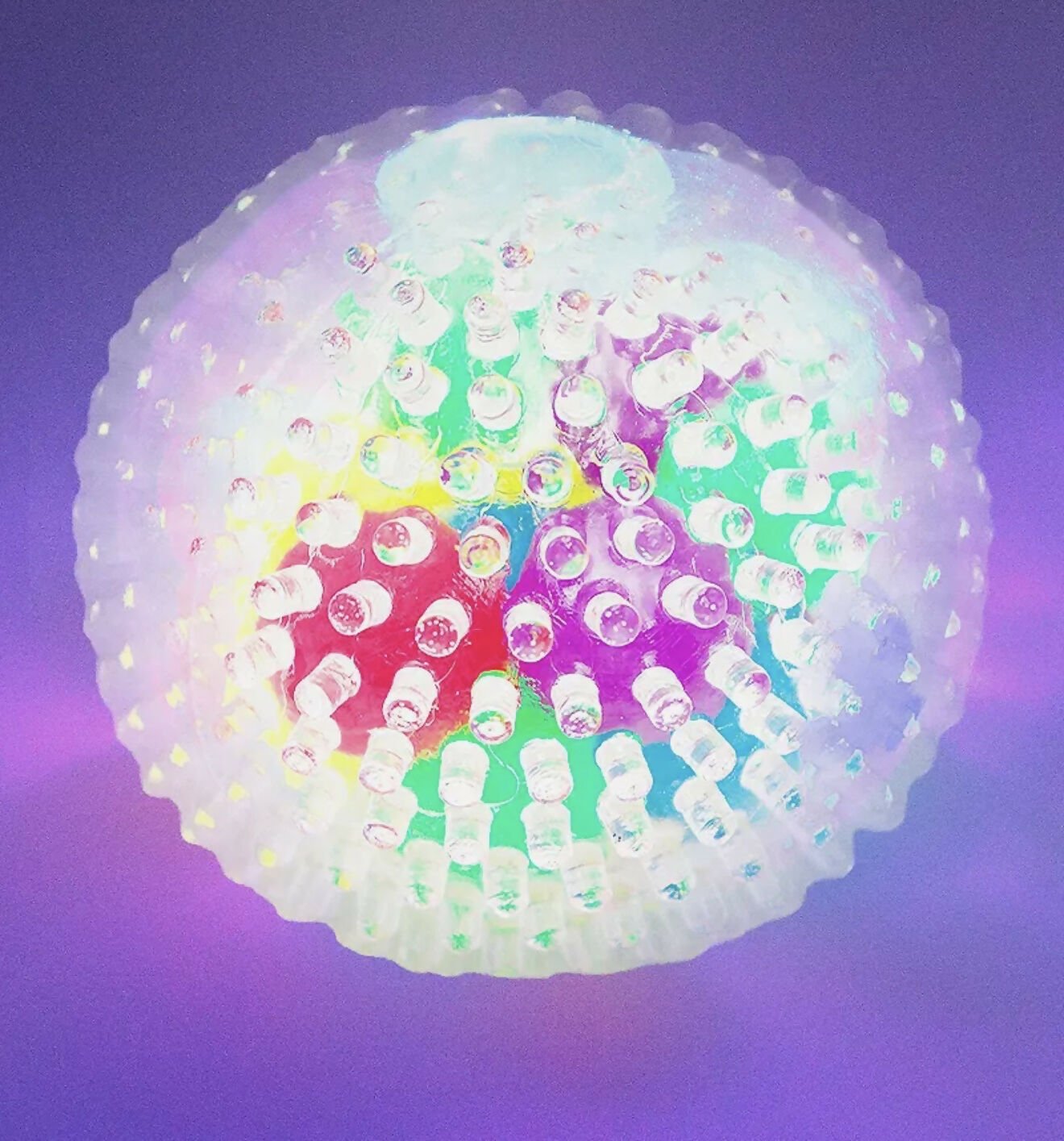 Spiky LED Multi Color Puffer Squishy Ball - Deadwood South Boutique & Company LLC