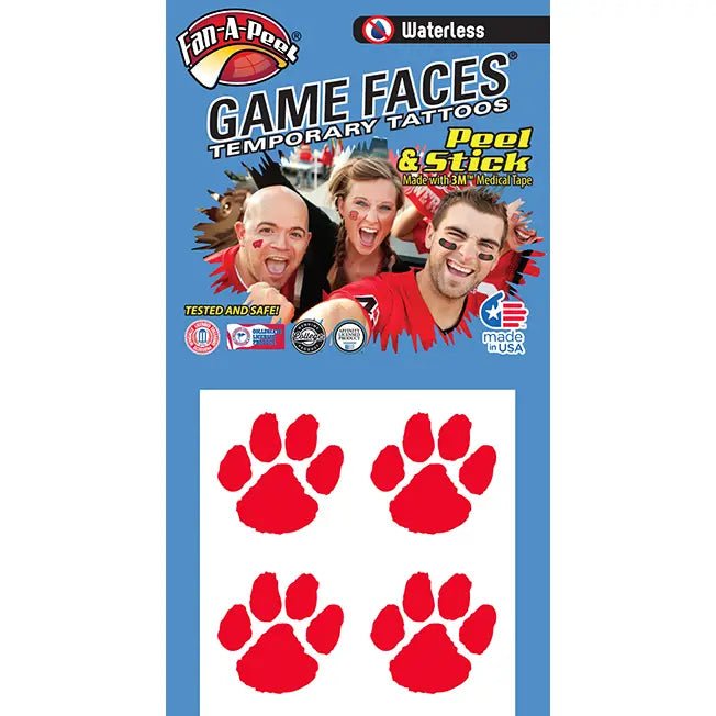 Spirit Game Face Temporary Tattoo - Deadwood South Boutique & Company LLC