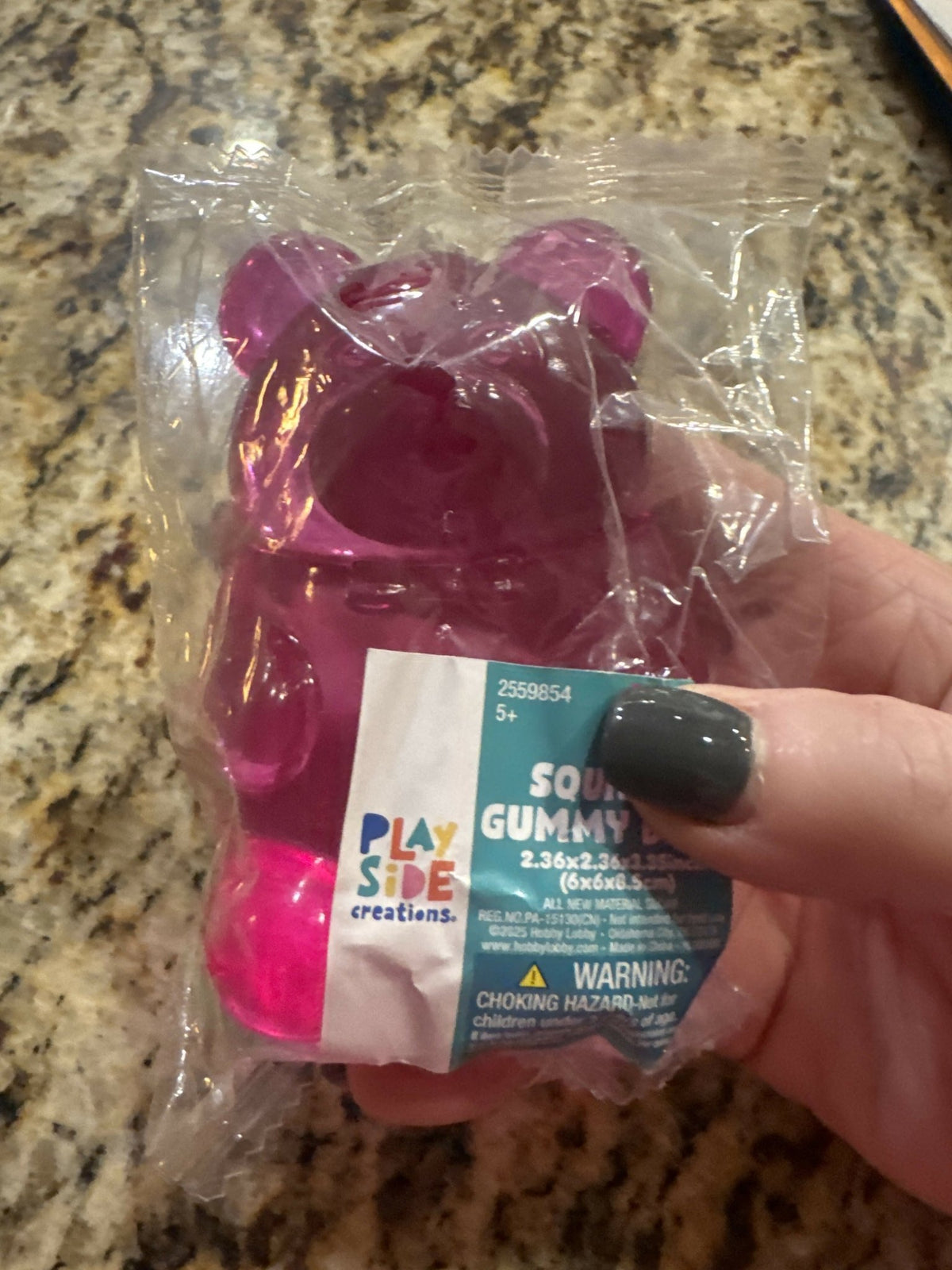 Squishy gummy bear - Deadwood South Boutique & Company LLC