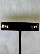 Steely Bow Stud Earrings - Deadwood South Boutique & Company LLC